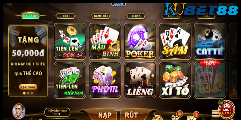 Game Bài Kubet88 - Chơi Game Trực Tuyến Cùng Các Dealer